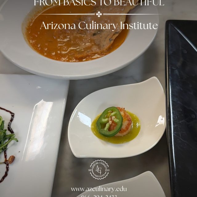 It starts simple… and then it clicks.

Sauces. Plating. Precision.
The small details that turn food into something more.

At ACI, you build those skills step by step —
in a real kitchen, not just a classroom.

Next classes start April 27.
Come check it out 👇
https://azculinary.edu/schedule-a-tour/

#culinarytraining #learncooking #foodskills #chefschool#cheftraining