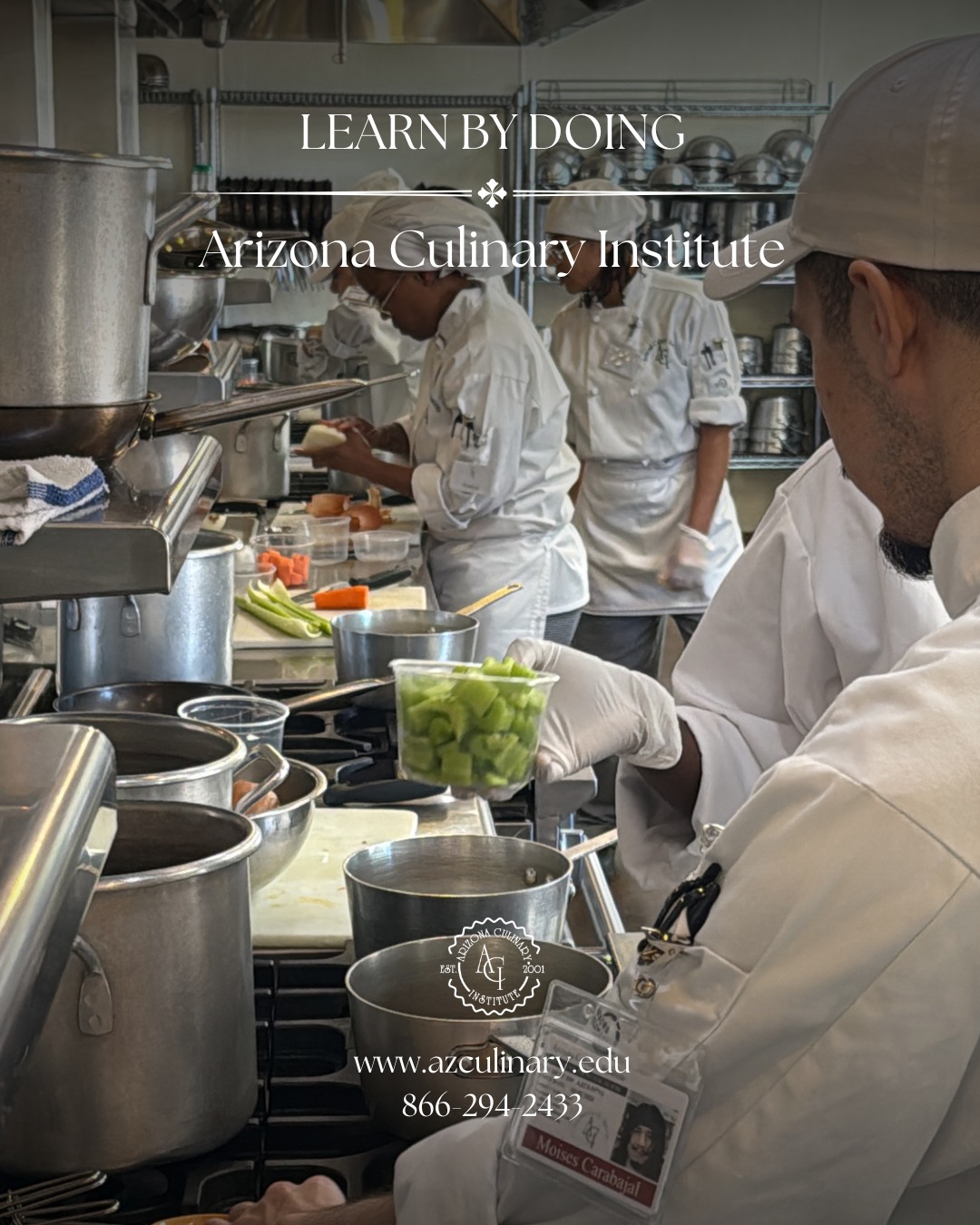You’re not watching… you’re doing.

Working side by side in a real kitchen
with chefs guiding you every step.

That’s how you actually learn.

If you’ve been thinking about it.. this is your sign.

Classes start April 27.
Schedule a tour 👇
https://azculinary.edu/schedule-a-tour/

#careerchange #culinarylife #culinaryschool #kitchenlife #chefschool