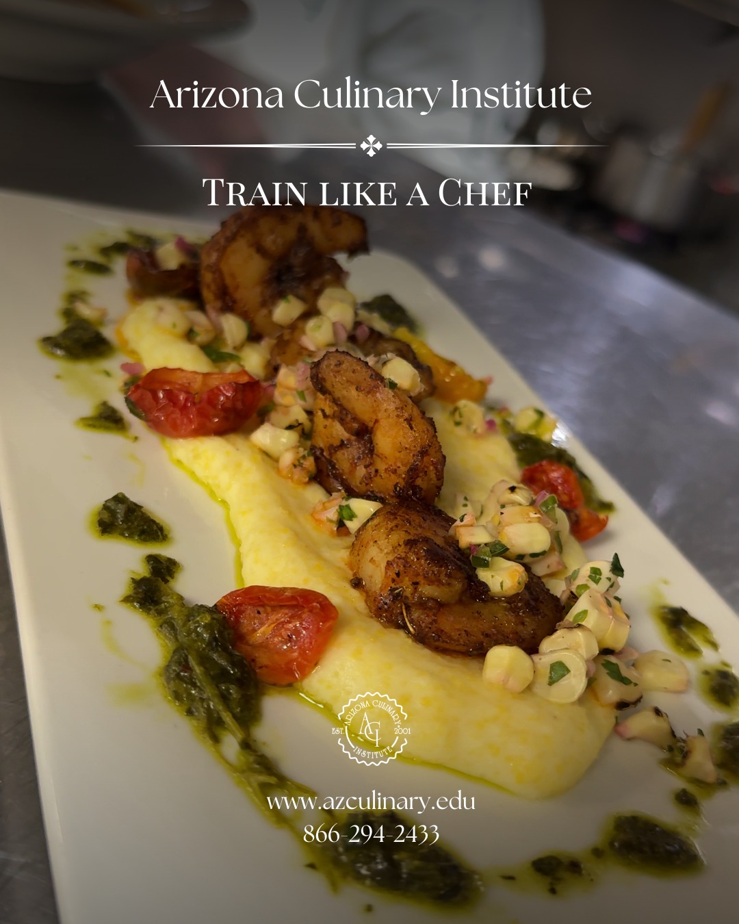 Not everyone learns in a classroom.

Some people learn in a real kitchen 
on the line, plating dishes, working under pressure.

At Arizona Culinary Institute, that’s where you start.

Classes begin April 27.
Schedule a tour and see it for yourself 👇
https://azculinary.edu/schedule-a-tour/

#culinaryschool #cheflife #scottsdaleculinary #careerchange #chefschool