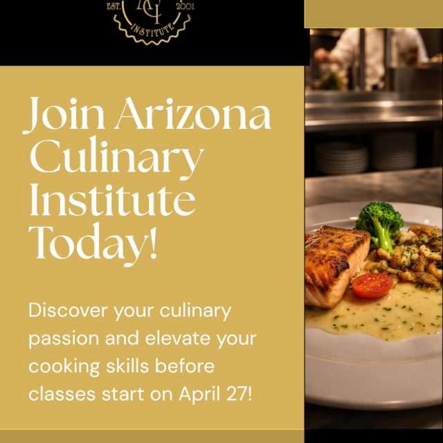 Step Inside Your Culinary Journey 🍽️

There’s no better way to see if ACI is right for you than experiencing it in person. Walk our kitchens, meet our instructors, and get a feel for what it’s like to train in a professional culinary environment.

Your future starts with a single step—come visit us.

Book your tour now: https://azculinary.edu/apply-online/schedule-a-tour/

#ArizonaCulinary #ChefLife #CulinaryTraining #PhoenixAZ #ScheduleATour