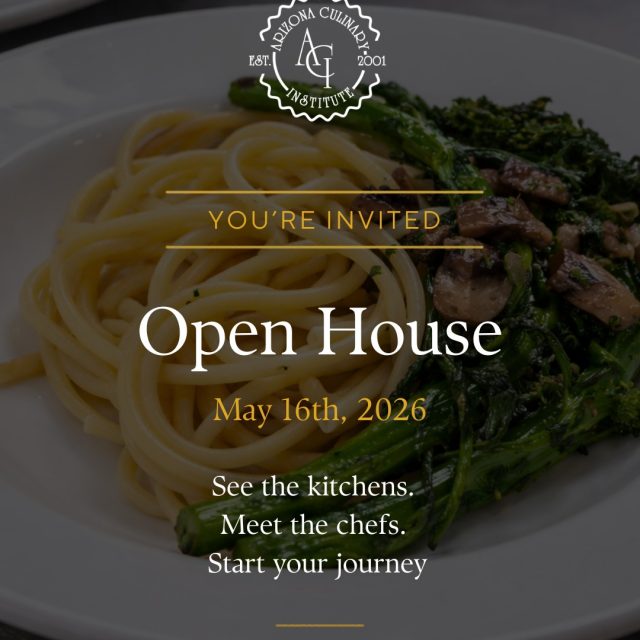 🔥 You’re Invited to Our Open House! 🔥

Join us at Arizona Culinary Institute on **May 16th, 2026** for an inside look at where passion meets opportunity. Step into our kitchens, meet our chefs, and experience the energy of hands-on culinary training.

Whether you're exploring a new path or simply curious about the world of food, this is your chance to see it all up close.

✨ Tour the campus
👩‍🍳 Watch live demonstrations
🥐 Discover our culinary & pastry programs

Your future could start here — come see what makes ACI different.

👉 Link in bio: http://www.azculinary.edu
https://lp.constantcontactpages.com/ev/reg/7nu3dk5

#ArizonaCulinaryInstitute #OpenHouse #CulinarySchool #PhoenixEvents #FoodCareers #PastryArts