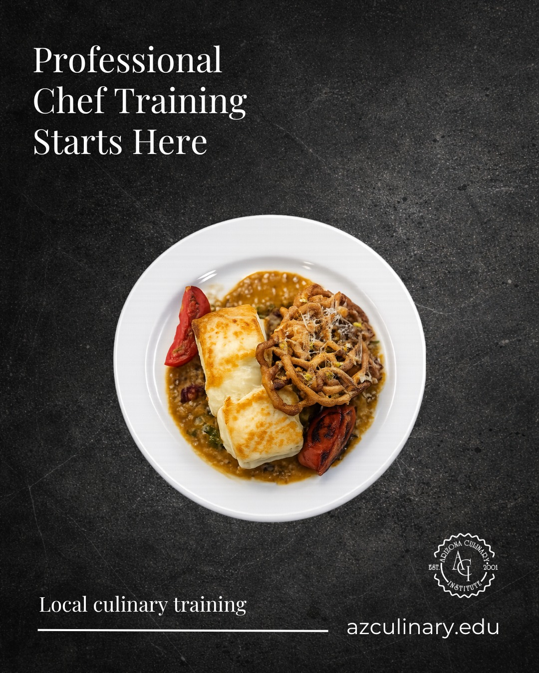 Halloumi / Entrée Dish
Real kitchens. Real experience. Real culinary training. 🔥
Classes begin July 6th.