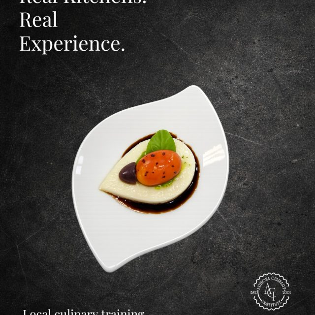 Modern Caprese Bite
Creative plating starts with strong culinary fundamentals.
Train in Scottsdale with professional chef instructors.