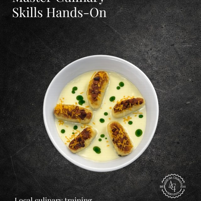 Creativity starts in the kitchen. 🍮

From presentation to technique, Arizona Culinary Institute students build real culinary skills through hands-on training every day.

Classes begin July 6th. Schedule a tour to experience ACI for yourself.