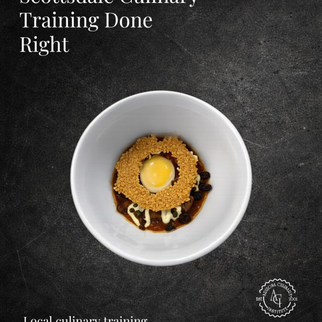 Great food starts with great training.

At Arizona Culinary Institute, students work in professional kitchens, practice real techniques, and create dishes they’re proud of from day one.

Classes begin July 6th. Schedule a tour and experience ACI in person.