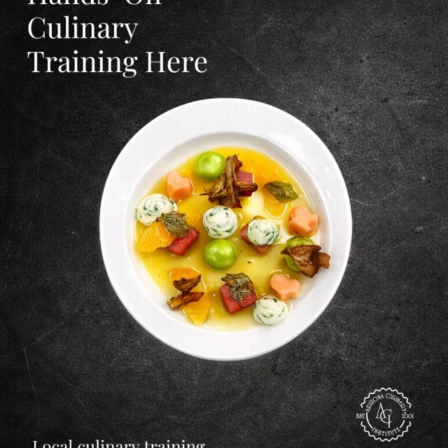 Culinary training is about more than recipes. It is learning how flavor, technique, plating, and timing come together in a real kitchen.

New classes start July 6 at Arizona Culinary Institute in Scottsdale. Schedule your tour here: https://azculinary.edu/schedule-a-tour/

Open House: July 25.
https://azculinary.edu/news/open-house/

#CulinarySchool #ChefTraining #CulinaryArts #FutureChef #ScottsdaleAZ