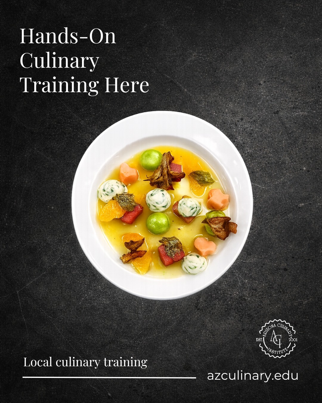Culinary training is about more than recipes. It is learning how flavor, technique, plating, and timing come together in a real kitchen.

New classes start July 6 at Arizona Culinary Institute in Scottsdale. Schedule your tour here: https://azculinary.edu/schedule-a-tour/

Open House: July 25.
https://azculinary.edu/news/open-house/

#CulinarySchool #ChefTraining #CulinaryArts #FutureChef #ScottsdaleAZ
