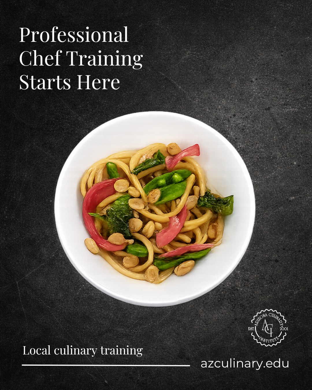 Professional chef training starts with getting into the kitchen. If you are ready to learn by doing, Arizona Culinary Institute’s next class starts August 31.
Schedule a tour when it works for you: https://azculinary.edu/schedule-a-tour/
Open House: July 25.
#ChefTraining #CulinarySchool #CulinaryArts #FutureChef #ScottsdaleAZ