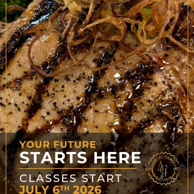 July classes begin July 6th. 🔥

If you've been thinking about culinary school, now is the time to take the next step.

Train in professional kitchens, learn from experienced chef instructors, and build skills that can take you from the classroom to the industry.

✔️ Culinary Arts
✔️ Baking & Restaurant Management
✔️ Hands-on training
✔️ Career-focused education

Ready to get started?

Apply today or schedule a campus tour to see Arizona Culinary Institute for yourself.

#ArizonaCulinaryInstitute #CulinarySchool #FutureChef #CulinaryArts #CareerTraining