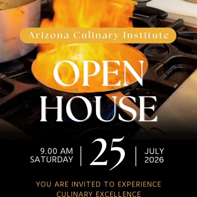 A career in food starts with one visit.
Come experience Arizona Culinary Institute during our July 25 Open House.
✔ Tour our kitchens
✔ Meet our instructors
✔ See students in action
✔ Learn about our programs
✔ Discover what your future could look like
We'd love to show you around.
📅 Saturday, July 25
Schedule your visit today.
https://lp.constantcontactpages.com/ev/reg/tyfxzer
#ArizonaCulinaryInstitute #OpenHouse #ChefSchool #CulinaryArts #BakingAndPastry #FutureChef #ArizonaStudents #PhoenixAZ #FoodCareer #ScheduleATour