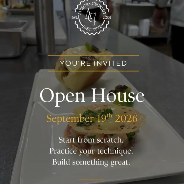 Love food? Come see what life is really like at Arizona Culinary Institute! Tour the kitchens, meet our chef instructors, watch live demos, and explore careers in culinary arts, baking, and restaurant management. Your future might start with one visit. 🍽️

📅 September Open House
🎟️ Register today!

#ArizonaCulinaryInstitute #ACI #OpenHouse #CulinarySchool #ChefLife