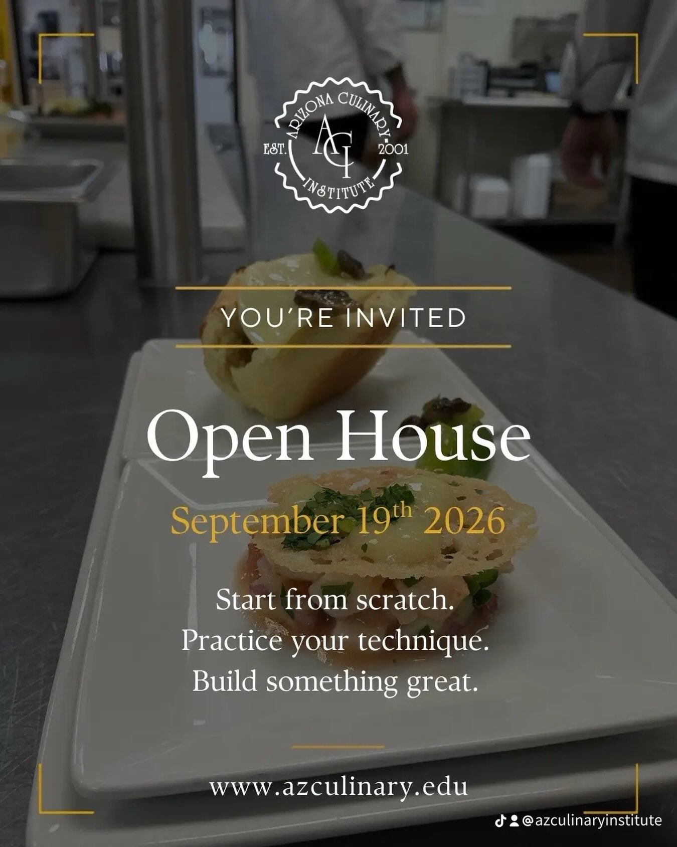 Love food? Come see what life is really like at Arizona Culinary Institute! Tour the kitchens, meet our chef instructors, watch live demos, and explore careers in culinary arts, baking, and restaurant management. Your future might start with one visit. 🍽️

📅 September Open House
🎟️ Register today!

#ArizonaCulinaryInstitute #ACI #OpenHouse #CulinarySchool #ChefLife