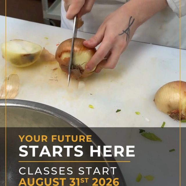 There&rsquo;s still time to take the next step toward a career you can be proud of.

Classes at Arizona Culinary Institute begin August 31. Train hands-on in professional kitchens, build real-world culinary skills, and learn alongside people who share your passion for food.

Schedule a tour today and see where your culinary future can begin.

#ArizonaCulinaryInstitute #CulinarySchool #CulinaryArts #ChefTraining #FutureChef #HandsOnLearning #PhoenixAZ #ArizonaStudents #ScheduleATour #ClassesStartAugust31