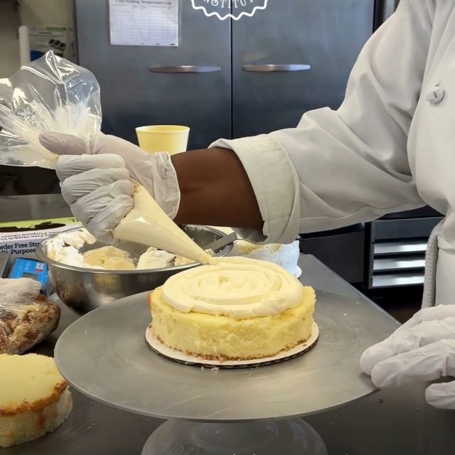 Smooth layers take a steady hand. 🎂

From controlling the turntable to creating an even finish, cake decorating brings technique and creativity together. See how students develop their baking and pastry skills through hands-on training at Arizona Culinary Institute.

Classes start August 31. Schedule your tour today:
https://www.azculinary.edu/apply-online/schedule-a-tour/

#ArizonaCulinaryInstitute #BakingAndPastry #CakeDecorating #PastrySkills #CulinarySchool