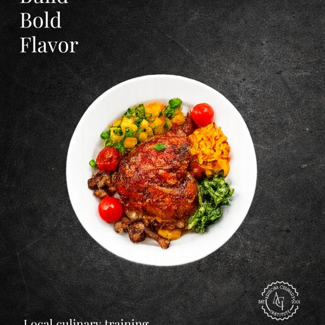 Bold flavor begins with strong technique.

This composed entr&eacute;e brings together rich color, contrasting textures, and thoughtful presentation&mdash;the details that turn ingredients into an experience.

Ready to explore your passion for cooking? Classes at Arizona Culinary Institute start August 31.

Schedule your campus tour today at azculinary.edu.

#ArizonaCulinaryInstitute #CulinarySchool #CulinaryArts #CulinaryTraining #ScottsdaleAZ #FutureChef #ScheduleATour