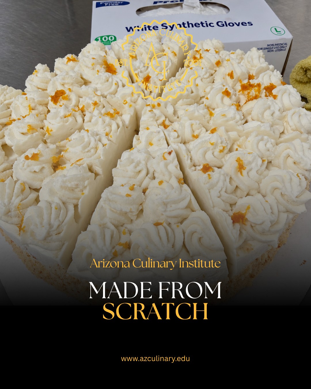 Made from scratch just hits different. 🎂

From mixing and baking to that final fluffy layer, it&rsquo;s all about learning the process and seeing it come together.

And yes, getting to eat the results isn&rsquo;t bad either. 😏

#ArizonaCulinaryInstitute #BakingAndPastry #MadeFromScratch #CulinarySchool #Baking