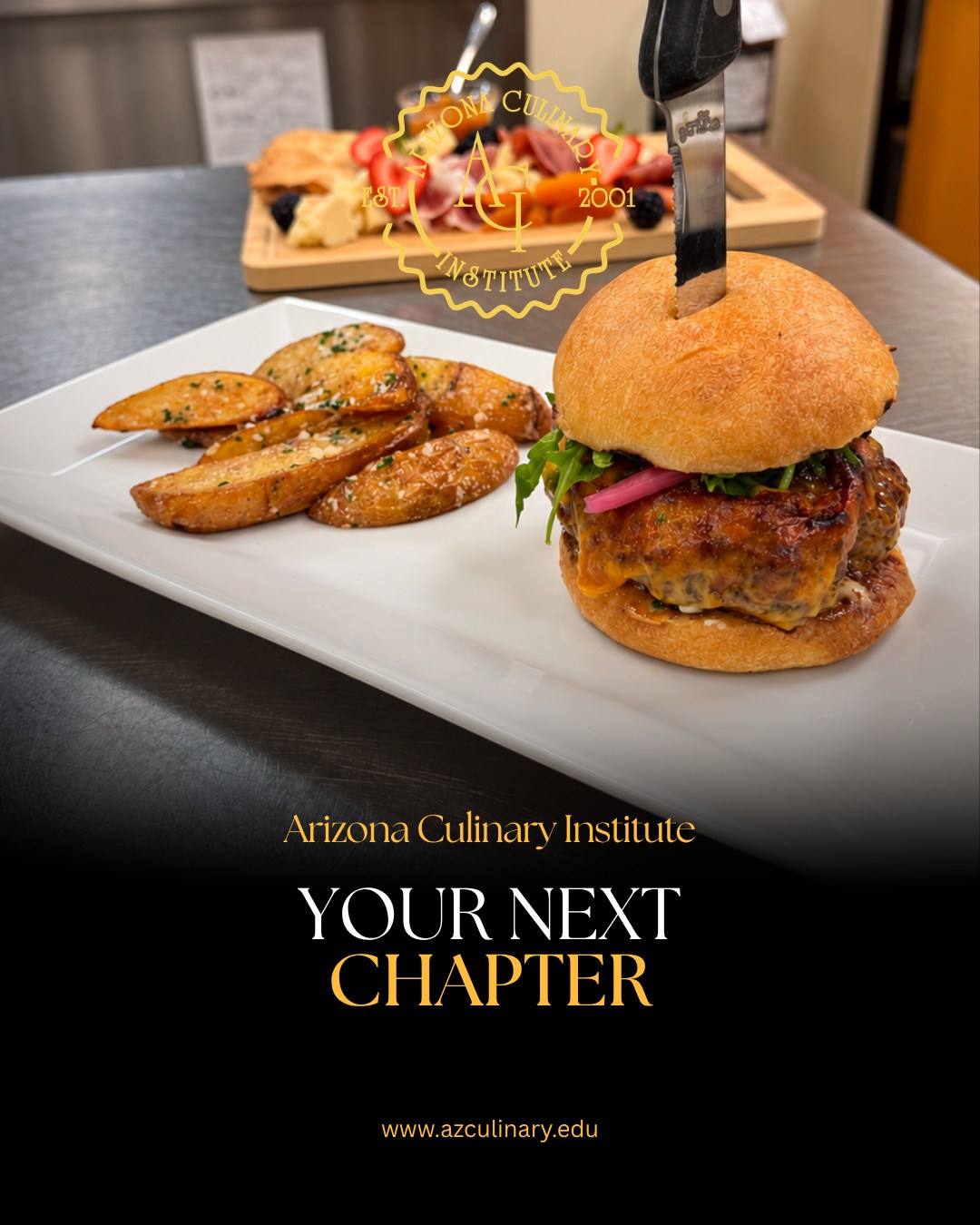 Bistro day at ACI 🍔

Good food, busy kitchens, and plenty of hands-on practice. Just another day of turning what you learn into something worth putting on a plate.

Ready to get in the kitchen? Schedule a tour and see what ACI is all about.

#ArizonaCulinaryInstitute #CulinarySchool #BistroDay #CulinaryArts #ScottsdaleAZ