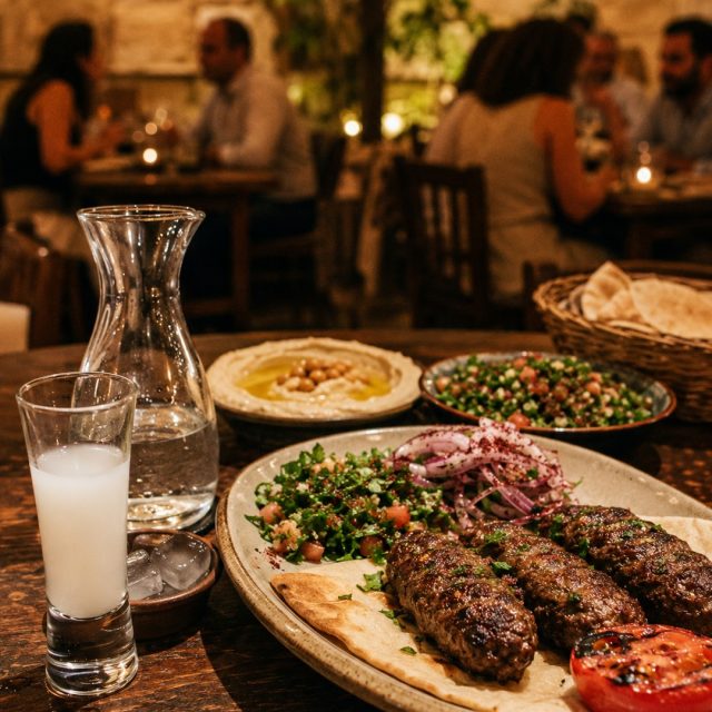 Zahl&eacute;, Lebanon
Drink: Lebanese Arak
Dish pairing: Grilled Kafta Mezze Platter

In Zahl&eacute;, Friday unfolds across the whole table. Arak turns cloudy with cool water, releasing its vivid anise perfume beside a generous Lebanese mezze: charcoal-grilled kafta, creamy hummus, bright tabbouleh, sumac onions, warm flatbread, and blistered tomato. The spirit&rsquo;s clean herbal intensity meets the smoke of the grill, refreshes after rich tahini, and sharpens every lemony, parsley-filled bite. Pour slowly, pass the plates, and let dinner find its own rhythm. This is not a pairing to hurry. It gets better each time another dish comes within reach. 🌿🥃

 #Zahle #LebaneseArak #LebaneseMezze #Kafta #FridayNightPairing #ArizonaCulinaryInstitute

AI image disclosure: This image was created with AI for our Friday global culinary series, which explores food traditions from around the world and celebrates connection across cultures and communities. Arizona Culinary Institute does not use AI-generated images to represent or promote our students, classes, facilities, or school programs.