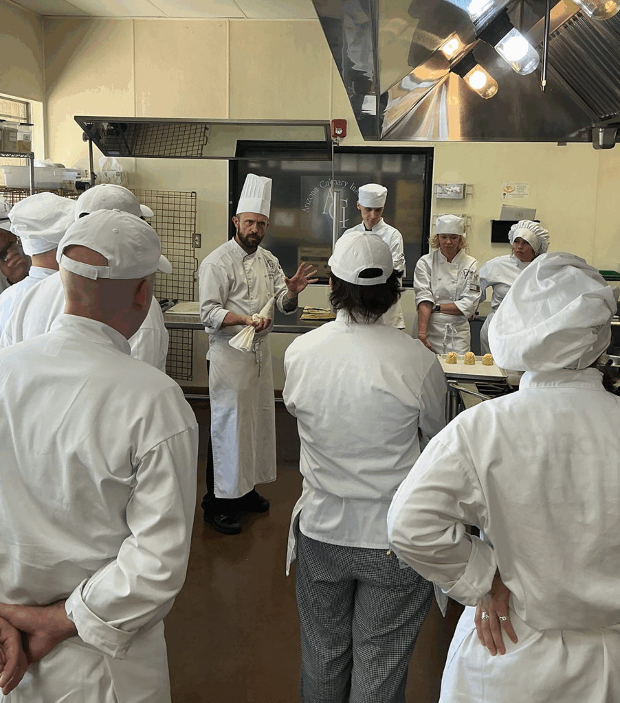 Chef teaching a Class